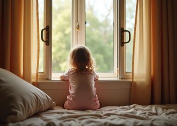Fenster als Schutz für Kinder zu Hause