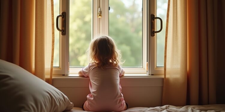 Fenster als Schutz für Kinder zu Hause