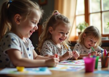 Kreative Bastelzeit mit Kindern sinnvoll gestalten