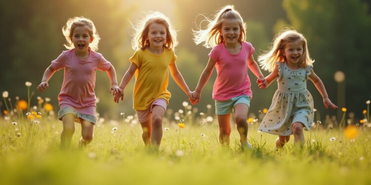 Bewegung im Freien fördert Kinder nachhaltig