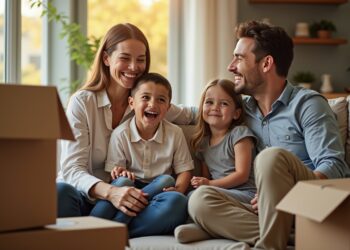 Familienleben im neuen Zuhause: Stressfrei umziehen