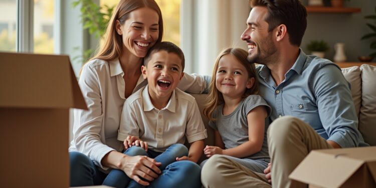 Familienleben im neuen Zuhause: Stressfrei umziehen