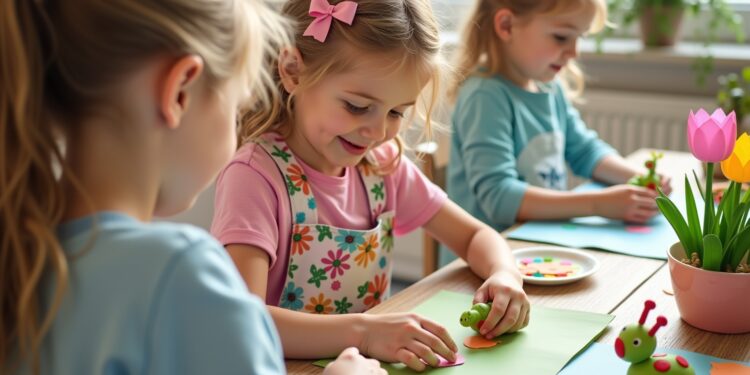 basteln frühling kinder 3 jahre-Titel