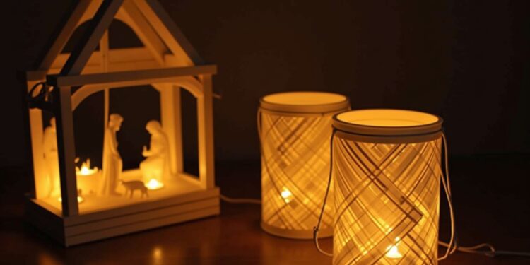 einfache laterne basteln krippe-Titel