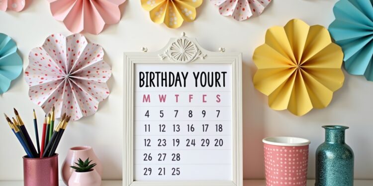 geburtstagskalender basteln-Titel