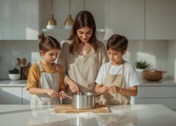 Gemeinsam kochen: Was Kinder in der Küche wirklich lernen