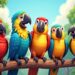 lustige papageien-Titel