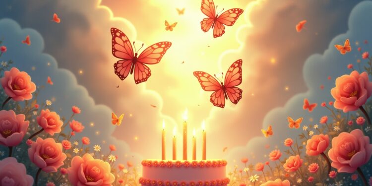 trauer geburtstag im himmel mama-Titel