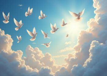 trauer grüße in den himmel-Titel