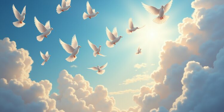 trauer grüße in den himmel-Titel