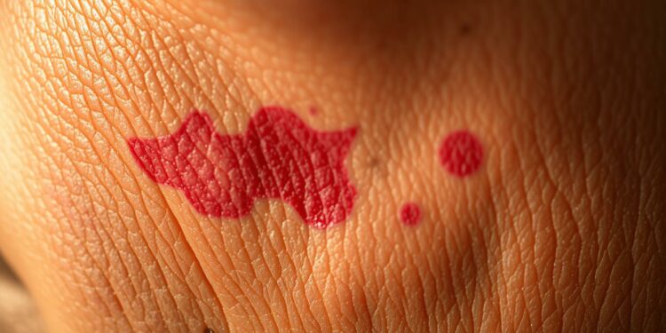 weiße flecken auf der haut